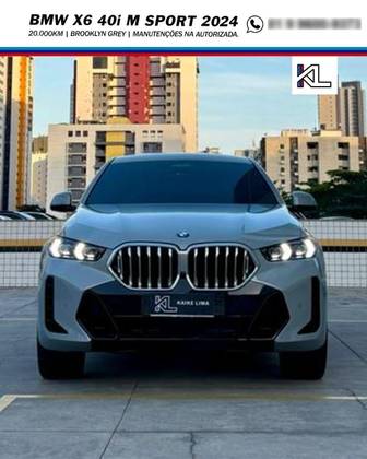 BMW X6 3.0 TWINPOWER GASOLINA XDRIVE40I M SPORT AUTOMÁTICO